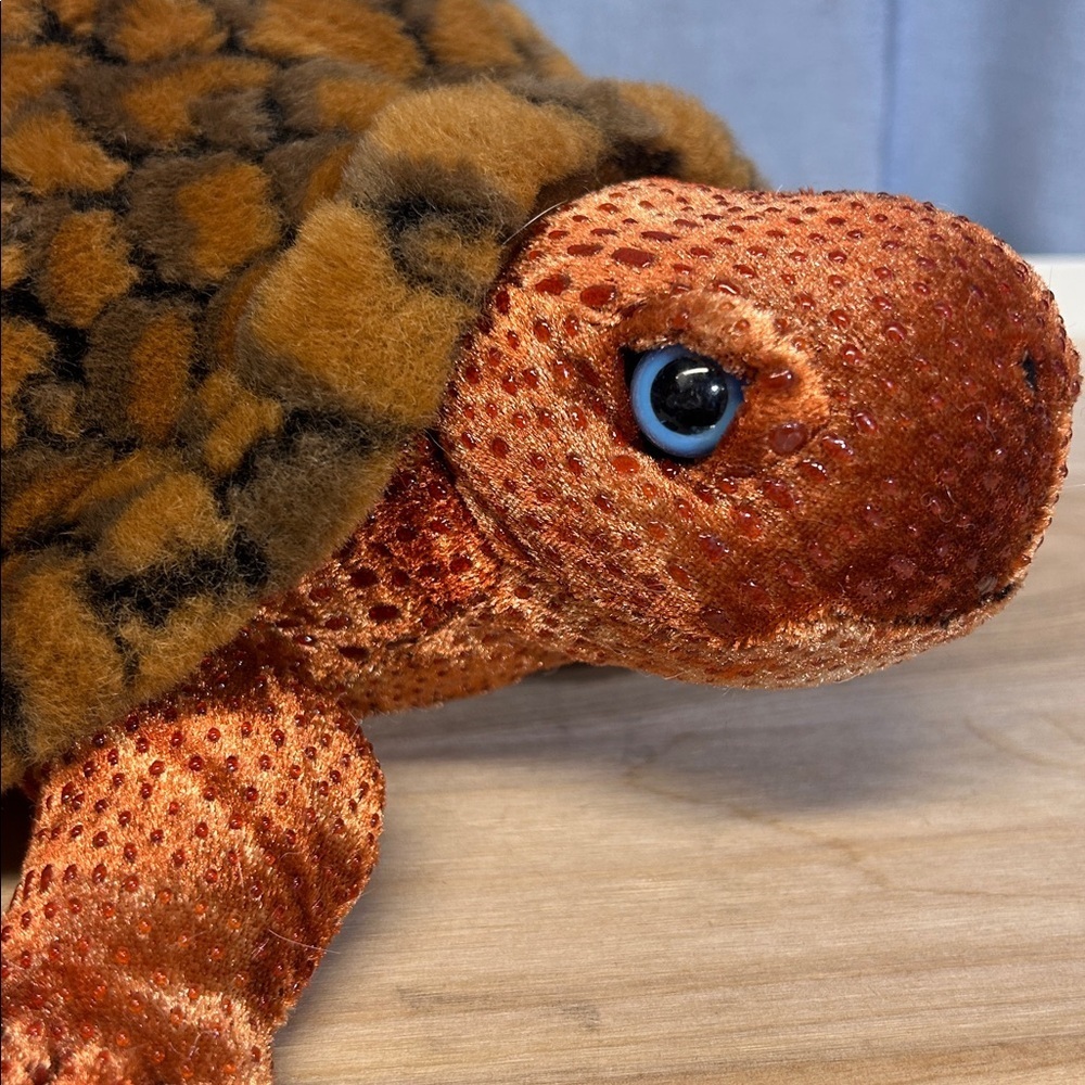 Rainforest Rudy Tabatha Turtle Plush Sea Ocean Beach Brown Plush Turtle Toy - Picture 2 of 7